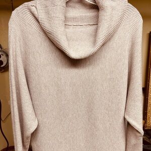 Cyrus Cream Cowl Neck Sweater